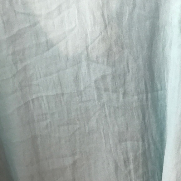 Plus Size Flowy Summer Light Blue Top - Picture 3 of 6